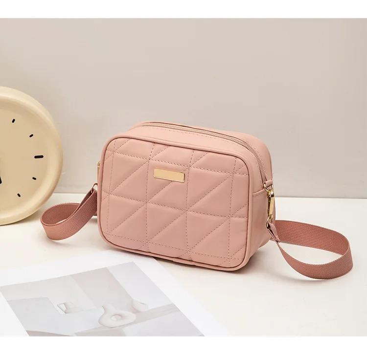 PU Leather Embrioded Crossbody Bag-RIB14