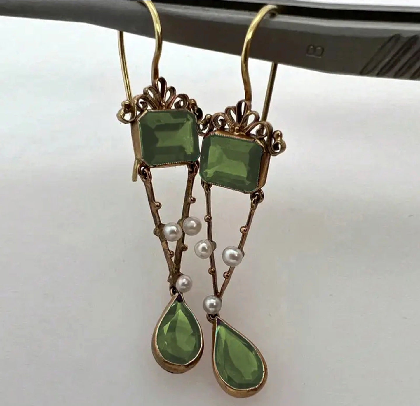 Geometric Pendant Earrings