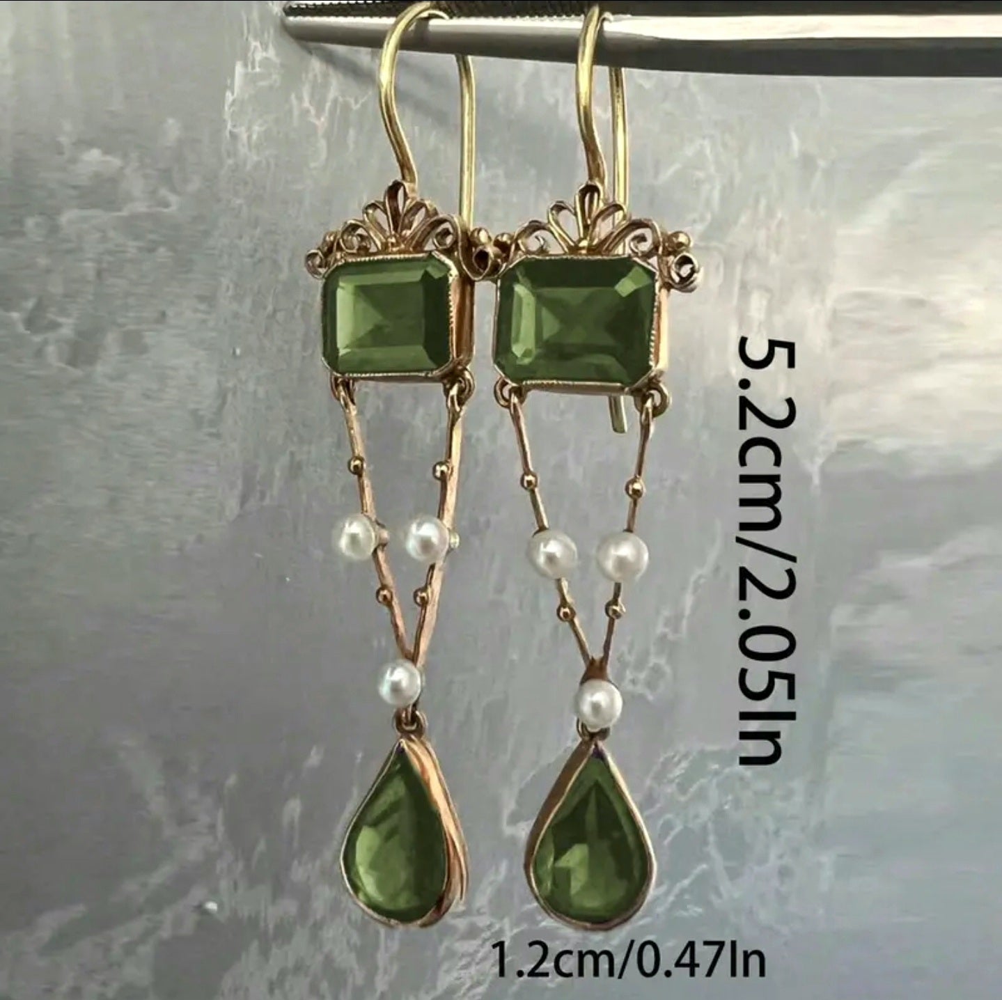 Geometric Pendant Earrings