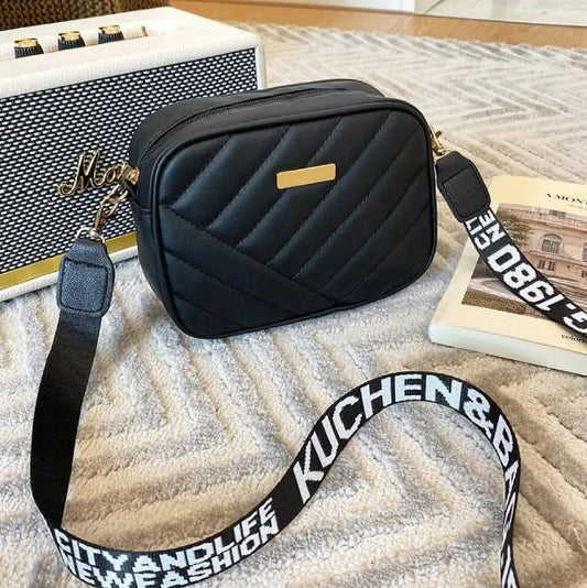 PU Leather Crossbody Bag-RIB08