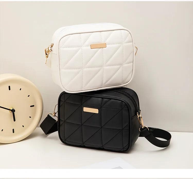PU Leather Embrioded Crossbody Bag-RIB14