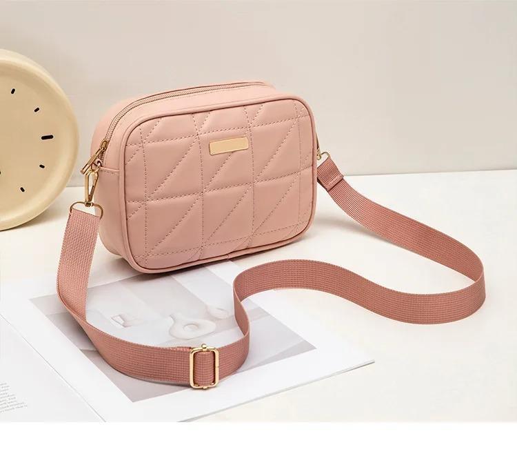 PU Leather Embrioded Crossbody Bag-RIB14
