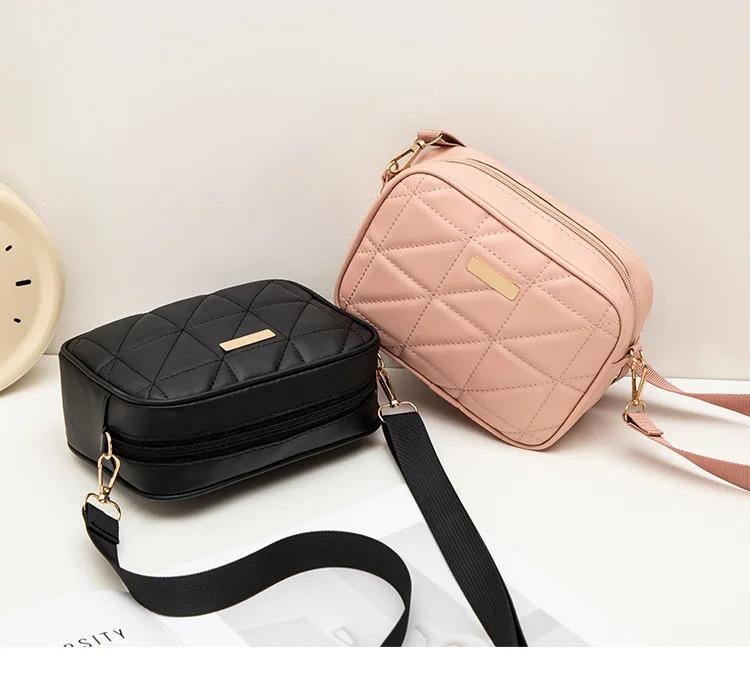 PU Leather Embrioded Crossbody Bag-RIB14